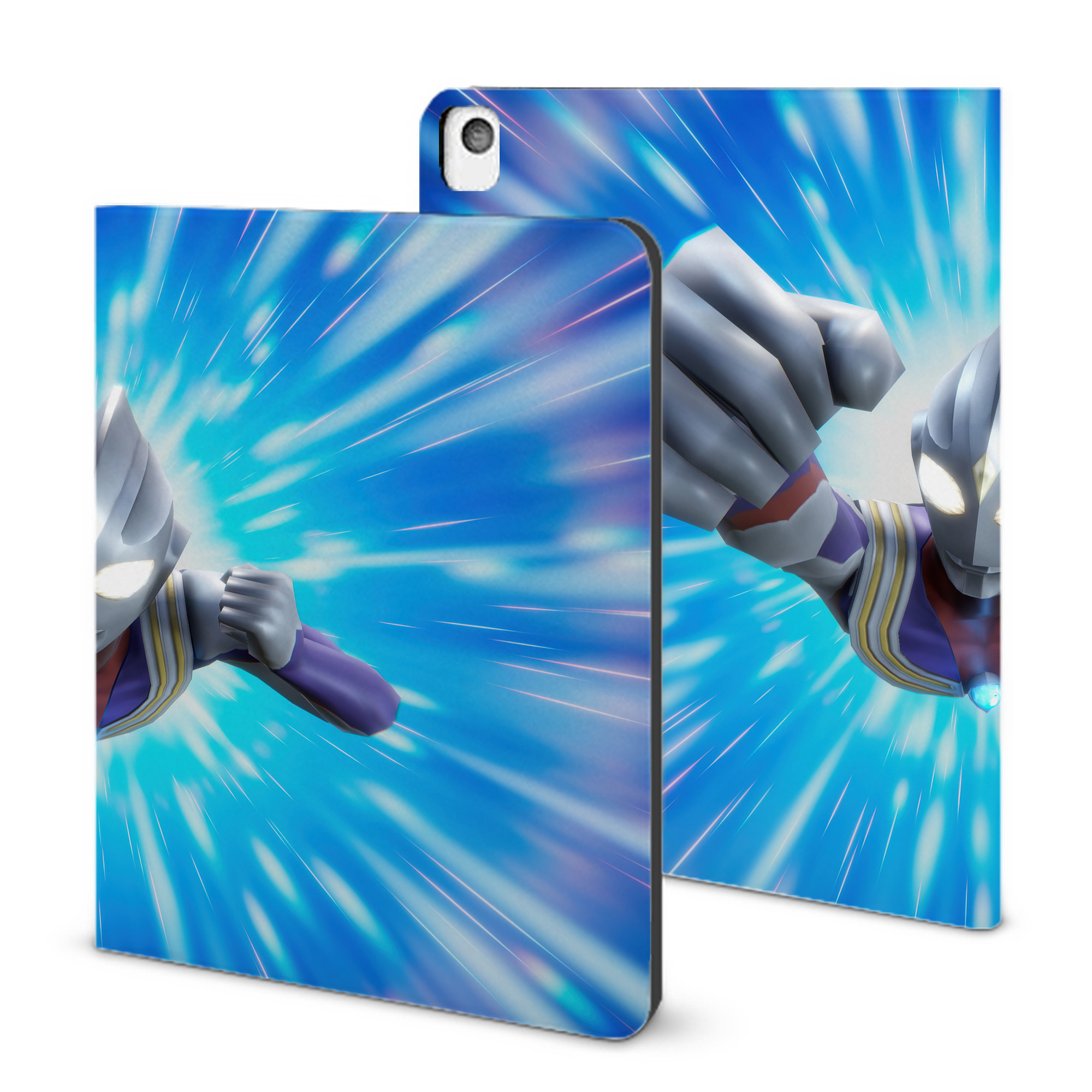 （画像用） ウルトラマン Ultraman IPadケース ペンホルダー付き ブックスタイルデザイン
